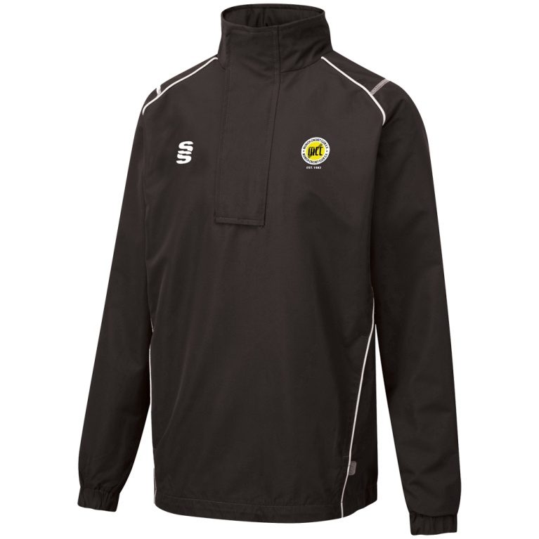 MUNICH CC Dual Curve 1/4 Zip Rain Jacket : Black